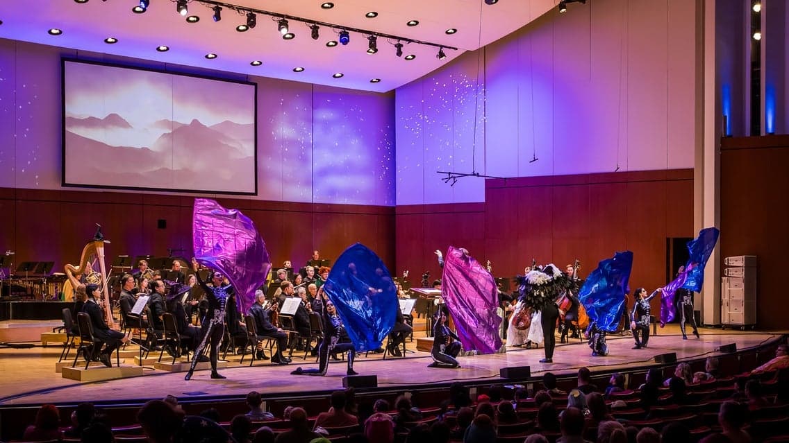 Students at the Symphony live