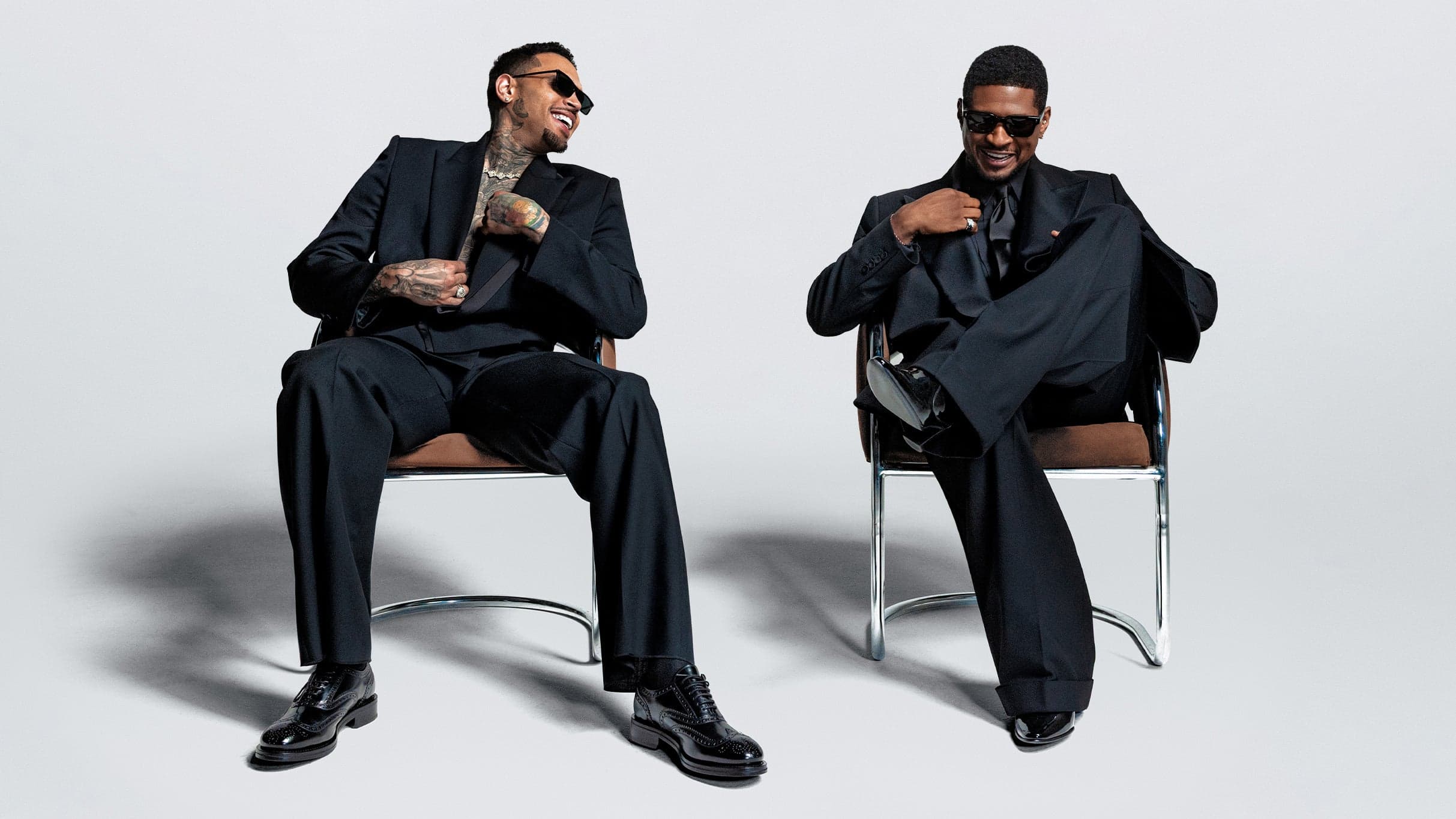 Usher Raymond & Chris Brown live